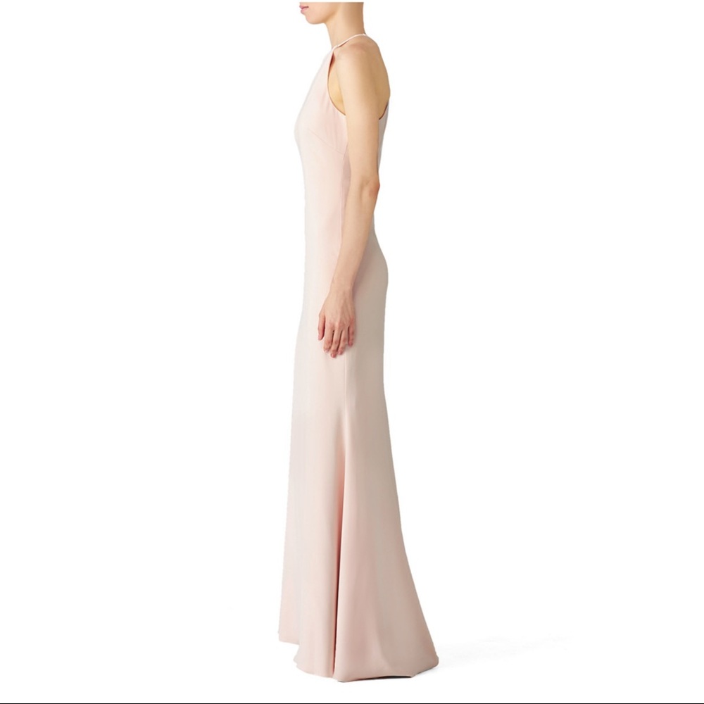 [badgley mischka] halter odessa gown - Picture 6 of 7